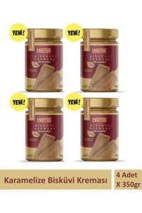 Harras Karamelize Bisküvi Ezme Krem Çikolata 4x350 gr