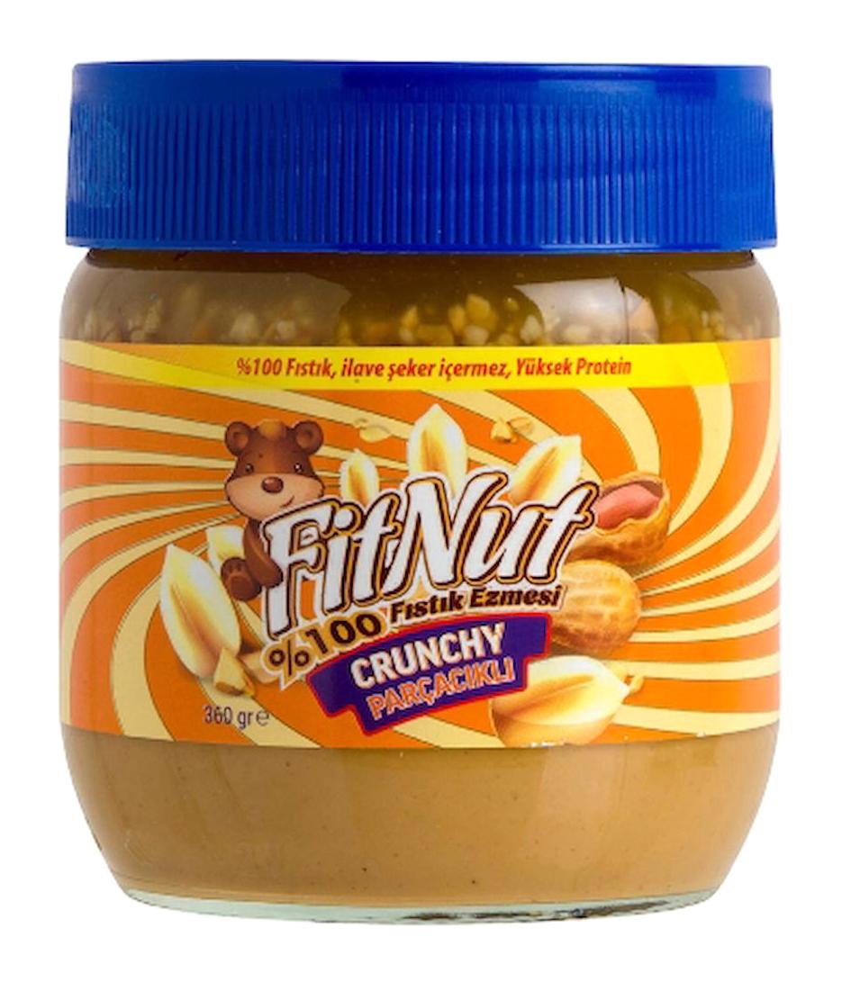 Fitnut Glutensiz Parçacıklı Yer Fıstığı Ezme Krem Çikolata 4x360 gr