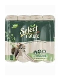 Select Nature 2 Katlı 6x32'li Rulo Tuvalet Kağıdı