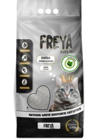 Freya Aloe Vera Kokulu Topaklanan İnce Taneli Bentonit Kedi Kumu 5 lt