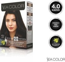 Sea Color 4-0 Kahve Krem Saç Boyası 50 ml