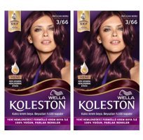 Wella Koleston 3-66 Patlıcan Moru Krem Saç Boyası 2x50 ml