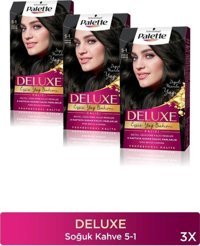 Palette Deluxe 5-1 Soğuk Kahve Krem Saç Boyası 3x50 ml