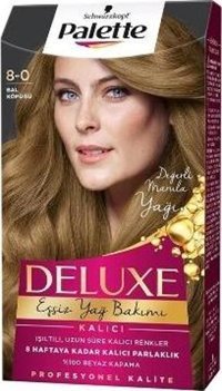 Palette Deluxe 8-0 Bal Köpüğü Krem Saç Boyası 12x50 ml