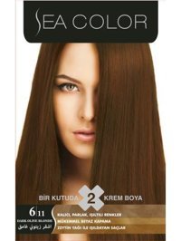 Sea Color 6-11 Yoğun Küllü Kumral Krem Saç Boyası 4x50 ml