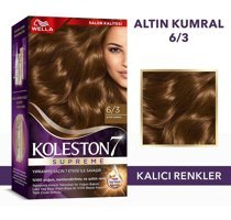 Wella Koleston Supreme 6-3 Altın Kumral Krem Saç Boyası 50 ml