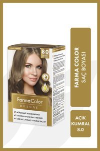 Farmasi Farmacolor Deluxe 8-0 Açık Kumral Amonyaksız Vegan Krem Saç Boyası 50 ml