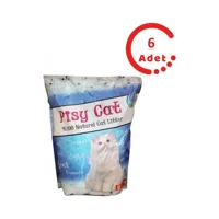 Pisy Cat Kalın Taneli Kristal Kedi Kumu 6x3.6 lt