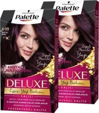 Palette Deluxe 4-99 Ametist Moru Krem Saç Boyası 2x50 ml
