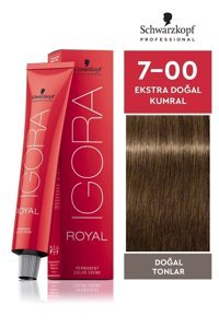 Schwarzkopf Igora Royal 7-00 Ekstra Doğal Kumral Krem Saç Boyası 60 ml