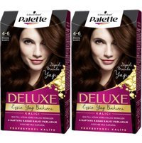 Palette Deluxe 4-6 Mocha Kahve Krem Saç Boyası 2x50 ml