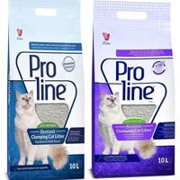 Proline Kokusuz + Lavanta Kokulu Topaklanan İnce Taneli Bentonit Kedi Kumu 2x10 lt