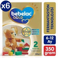 Bebelac Gold Laktozsuz Tahılsız Glutensiz Organik Probiyotikli 2 Numara Devam Sütü 6x350 gr