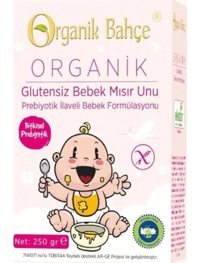 Organik Bahçe Laktozsuz Tahılsız Glutensiz Organik Mısırlı Kaşık Maması 250 gr