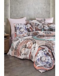 Varol Laura Home Fiosole Bambu 160x220 cm Lastikli Tek Kişilik Nevresim Takımı Çok Renkli