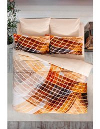 Varol Laura Home Tesla Lyocell 160x220 cm Lastikli Tek Kişilik Nevresim Takımı Çok Renkli