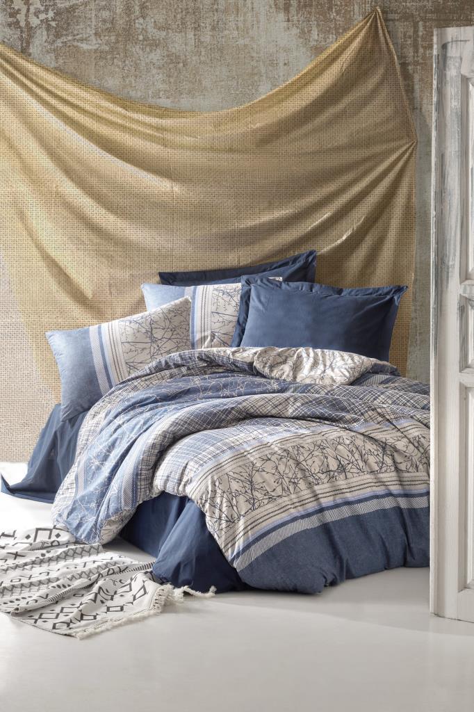 Cotton Box Serra Ranforce 160x220 cm Lastikli Tek Kişilik Nevresim Takımı Çok Renkli