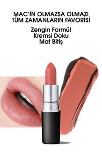 M.A.C 3 Velvet Teddy Krem Lipstick Ruj