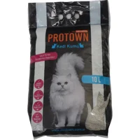 Pro Town Marsilya Sabunu Kokulu Topaklanan İnce Taneli Bentonit Kedi Kumu 10 lt