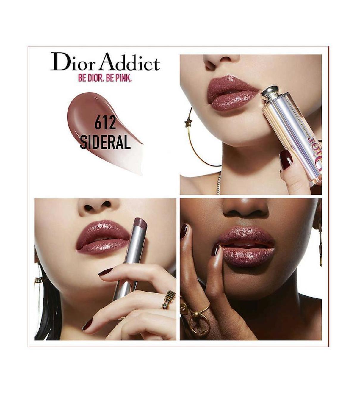 Dior Addict Stellar Halo Shine 612 Sideral Parlak Krem Lipstick Ruj