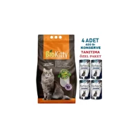 Bio Kitty Lavanta Kokulu Topaklanan İnce Taneli Bentonit Kedi Kumu 10 lt
