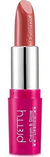 Flormar Pretty Cream & Glaze 309 Parlak Krem Lipstick Ruj