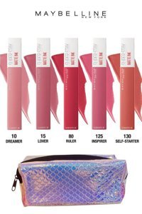 Maybelline New York Super Stay Ink 6 Pembe Nude Kalıcı Mat Likit Fırçalı Ruj