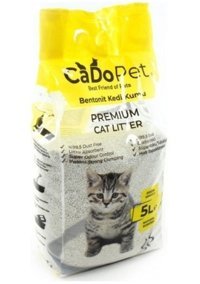 Cado Pet Topaklanan İnce Taneli Bentonit Kedi Kumu 5 lt