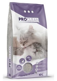 Proclean Lavanta Kokulu Topaklanan İnce Taneli Bentonit Kedi Kumu 10 lt