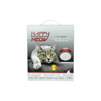 Happy Meow Bebek Pudrası Kokulu Topaklanan İnce Taneli Bentonit Kedi Kumu 6 lt