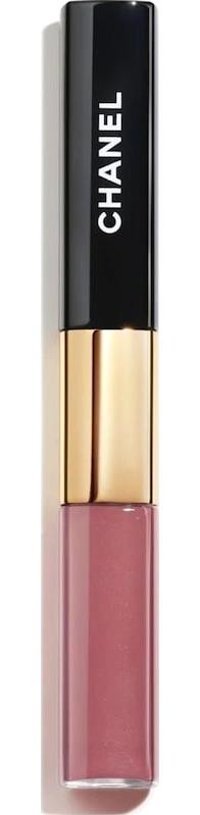 Chanel Le Rouge Duo Ultra Tenue 40 Light Rose Parlak Likit Fırçalı Ruj