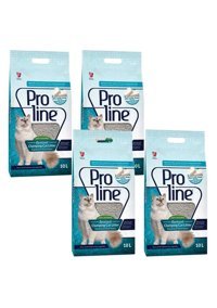 Proline Marsilya Sabunu Kokulu Topaklanan İnce Taneli Bentonit Kedi Kumu 4x10 lt