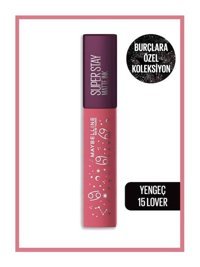 Maybelline New York Super Stay Zodiac 15 Lover Mat Likit Fırçalı Ruj