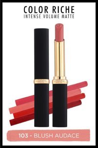 L’Oréal Paris Color Riche Intense Volume 103 Mat Krem Lipstick Ruj