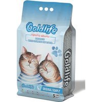 Goldlife Marsilya Sabunu Kokulu Topaklanan İnce Taneli Bentonit Kedi Kumu 5 lt