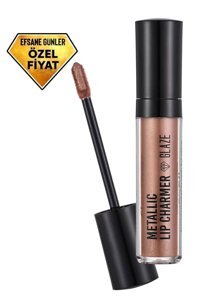 Flormar Metallic Lip Charmer Glaze 3 Sparkling Parlak Likit Fırçalı Ruj