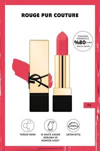 Yves Saint Laurent Rouge Pur Couture P4 Kalıcı Saten Krem Lipstick Ruj