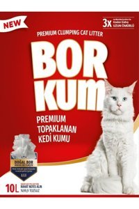 Borkum Less Trail Topaklanan İnce Taneli Bentonit Kedi Kumu 10 lt
