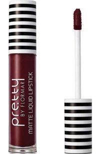 Flormar Pretty Matte 12 Deep Amaranth Mat Likit Fırçalı Ruj