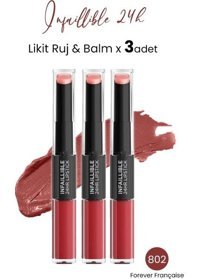 L’Oréal Paris Infaillible 24H 802 Likit Fırçalı Ruj