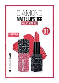 New Well Diamond 1 Mat Krem Lipstick Ruj