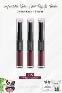 L’Oréal Paris 24H 215 Wine Kalıcı Likit Fırçalı Ruj