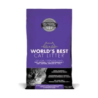 Worlds Best Lavanta Kokulu Topaklanan İnce Taneli Bentonit Kedi Kumu 3.18 kg