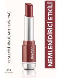 Flormar Prime'N Lips 19 Scarlet Sienna Parlak Krem Lipstick Ruj