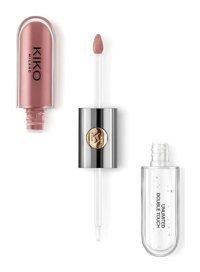 Kiko Milano Unlimited Double Touch 131 Şeftali Parlak Likit Fırçalı Ruj