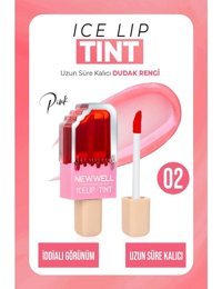 New Well Ice Lip Tint 2 Pink Parlak Likit Fırçalı Ruj