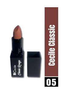 Cecile Classic 5 Parlak Krem Lipstick Ruj