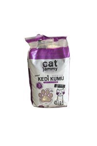 Cat Jammy Lavanta Kokulu Topaklanan İnce Taneli Bentonit Kedi Kumu 5 lt