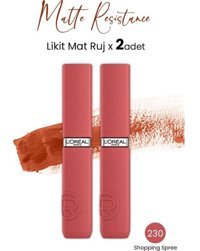 L’Oréal Paris Infaillible Matte Resistance 230 Shopping Spree Mat Likit Fırçalı Ruj