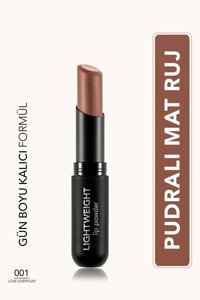 Flormar Lightweight Lip Powder 1 Nude Mat Krem Lipstick Ruj